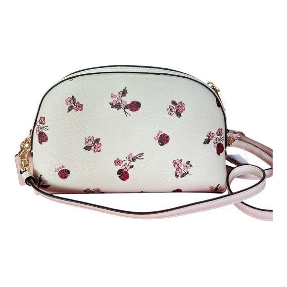 Coach Madi Crossbody w/ Ladybug Floral Print CU273 Chalk Multi Bag - Picture 4 of 9